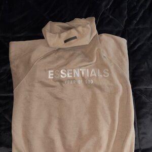 Essentials Tan hoodie Sweater Size M
